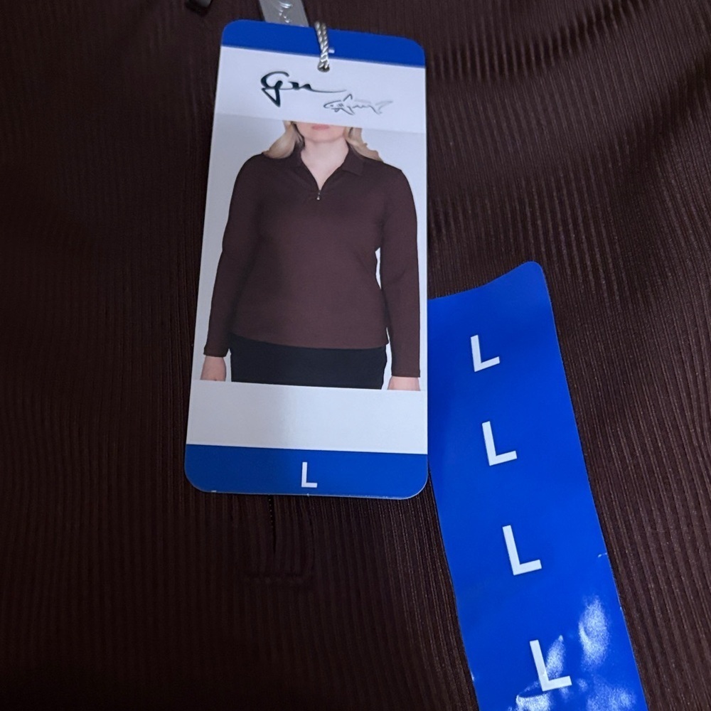 Greg Norman Collection Dark Brown Pullover